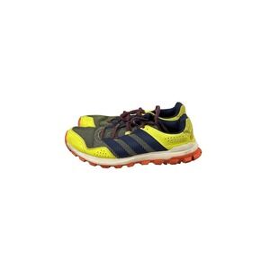 Adidas Slingshot Trail Running Shoes Yellow Navy Blue‎ Size 10.5 #2045